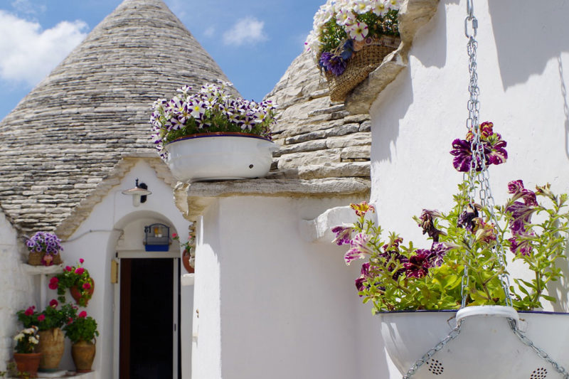 Tour Alberobello in 500 d'epoca